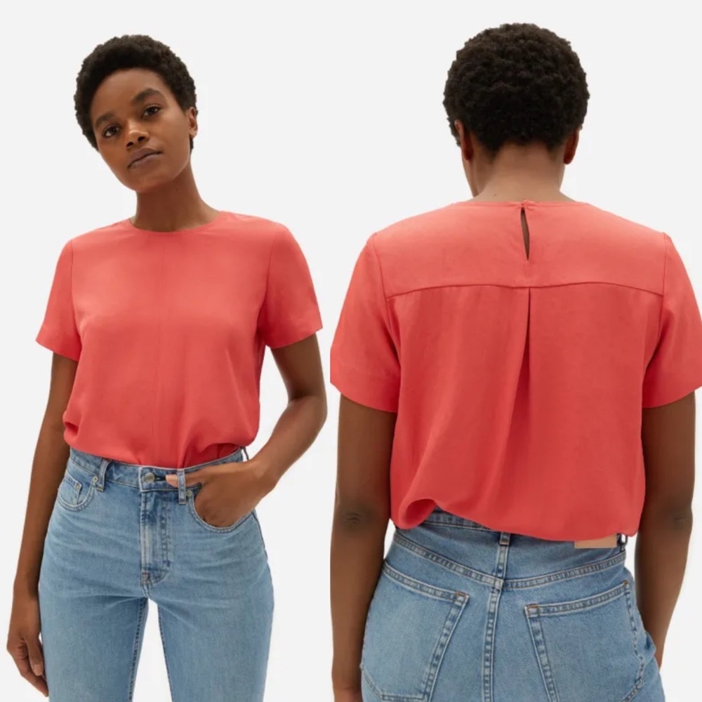 Everlane Coral Blouse